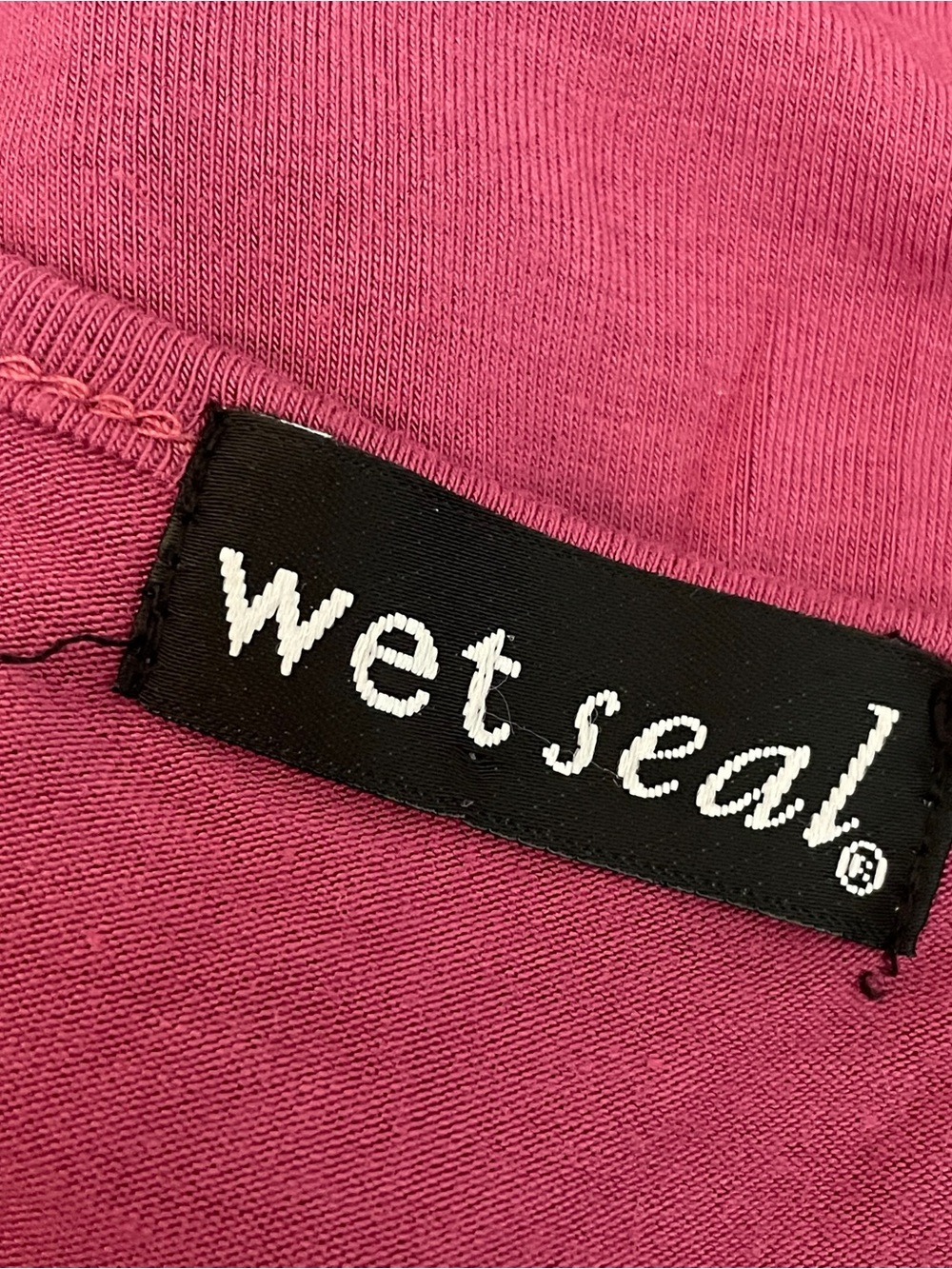 Vintage Y2K Wet Seal Pink Sequin Tank Top Medium Racerback Mermaidcore Summer - Picture 9 of 10